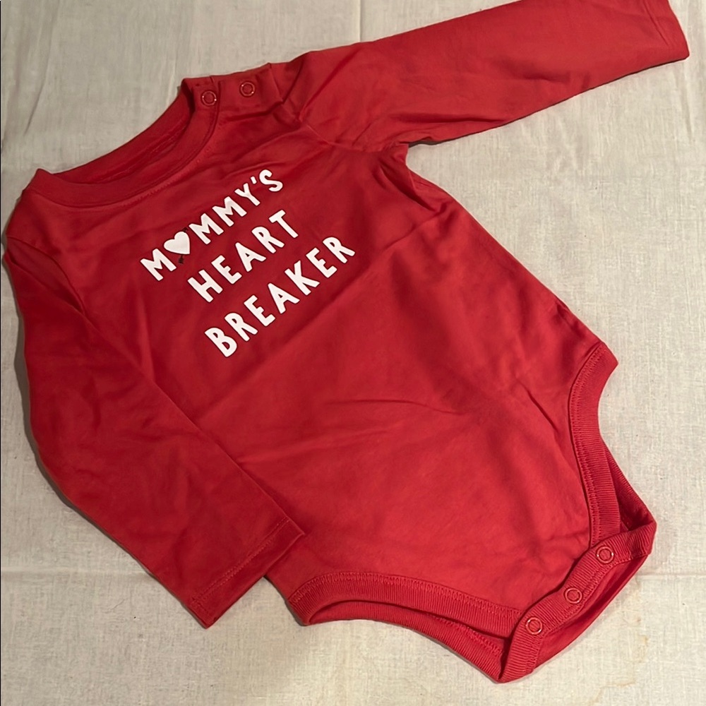 Pink Mommy's Heartbreaker Onesie